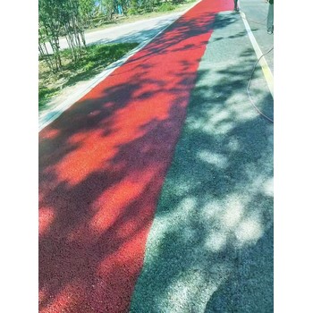 揚州附近MMA防滑路面瀝青改色透水瀝青膠粘石包工包料施工隊