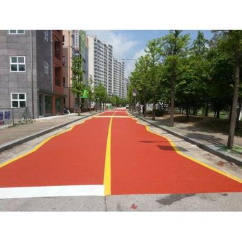 武漢mma陶瓷顆粒防滑路面膠粘石sp/eau防滑路面包工包料施工隊