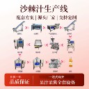 沙棘原漿整套生產線，沙棘汁飲料成套機器