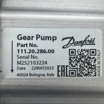 111.20.286.00#Danfoss丹佛斯齒輪泵，全新庫存