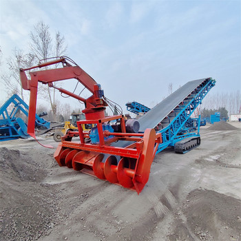 吸灰輸灰機(jī)固體粉料螺旋裝車卸車機(jī)散糧散石灰履帶輸送機(jī)