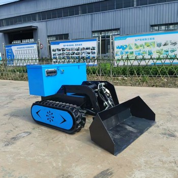 定制小型電動履帶底盤履帶鏟車工程橡膠履帶底盤