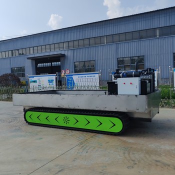 履帶底盤液壓行走履帶底盤小型橡膠履帶車底盤工程履帶底盤