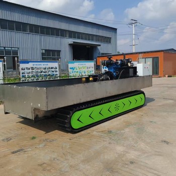 鋼制液壓履帶鉆機(jī)小型履帶底盤總成小型電動(dòng)履帶底盤