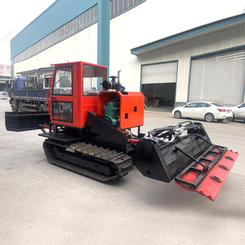 滑雪場用履帶壓雪機130馬力壓雪車鏈軌式碎冰壓雪機