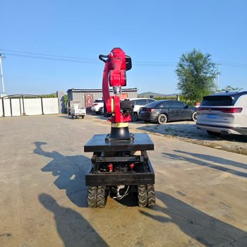 小型機(jī)械臂履帶底盤無線遙控橡膠底盤行走液壓履帶底盤廠家改裝