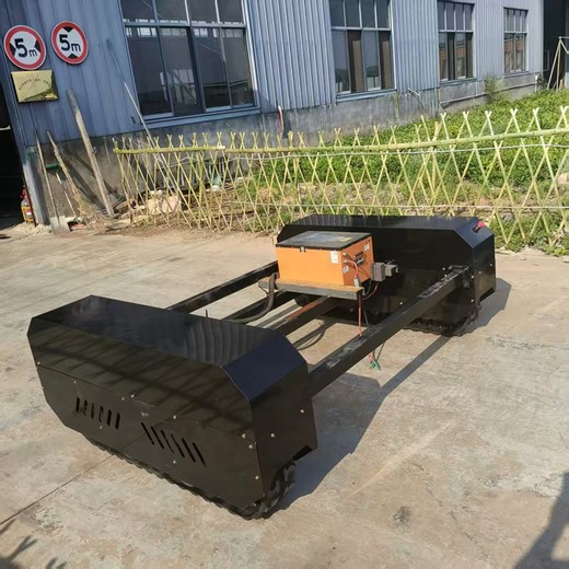 橡膠電動(dòng)履帶底盤改裝履帶行走底盤電動(dòng)遙控底盤機(jī)器人