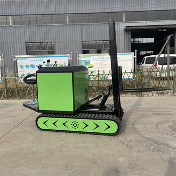 山地履帶式叉車座駕式載貨履帶叉車2噸小型堆高車