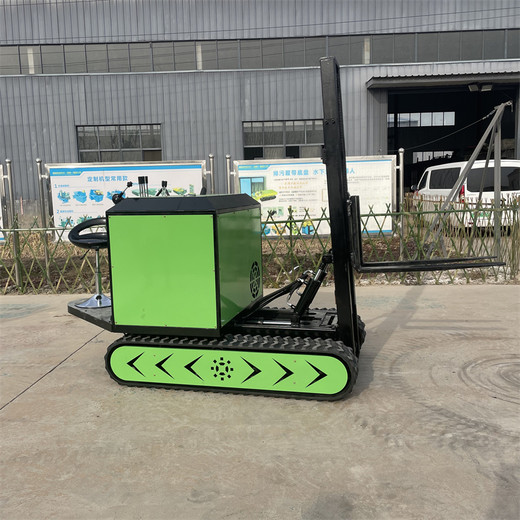 山地履帶式叉車座駕式載貨履帶叉車2噸小型堆高車