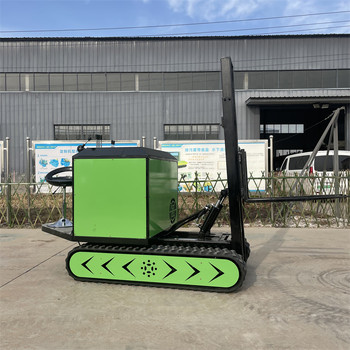 履帶叉車農(nóng)田果園運(yùn)輸全液壓式叉車三噸履帶運(yùn)輸叉車