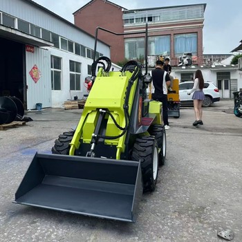 小型輪式滑移裝載機站駕式農用運輸車(chē)建筑工地用裝載運輸機