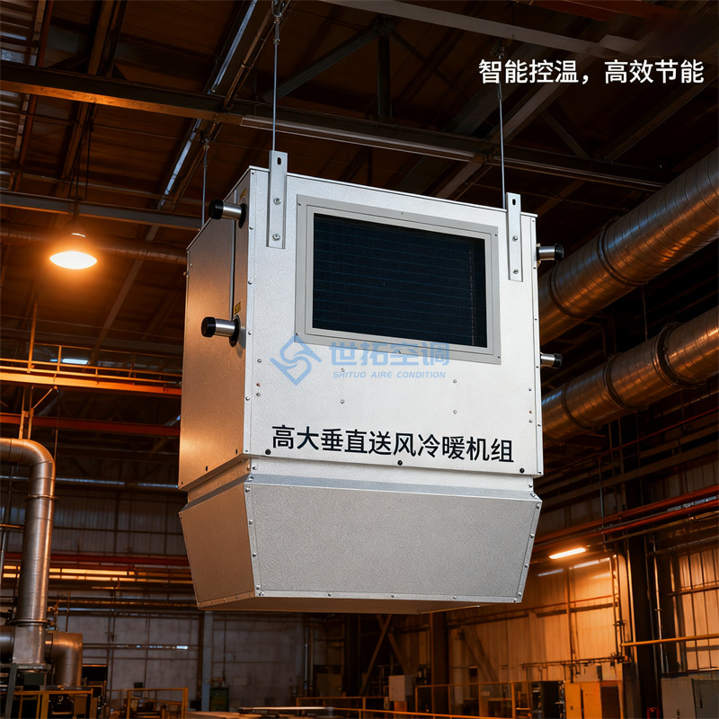 循環(huán)加熱高大空間熱水供暖機(jī)組9700m3/h工廠吊頂式熱風(fēng)采暖設(shè)備