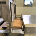 燕麥穿透式微波烘干機五谷雜糧隧道式熟化機