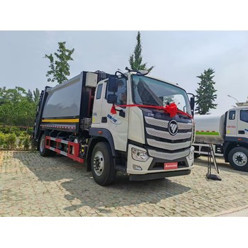 永州福田歐曼18方掛桶式垃圾車廠家直售