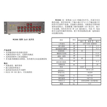 上海文簡電子生產(chǎn)供應(yīng)WG3037二十四通道光功率計(jì)批發(fā)