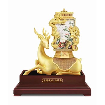 程淑美、馮超等五位大師聯(lián)合創(chuàng)作《龍騰盛世·福祿尊》