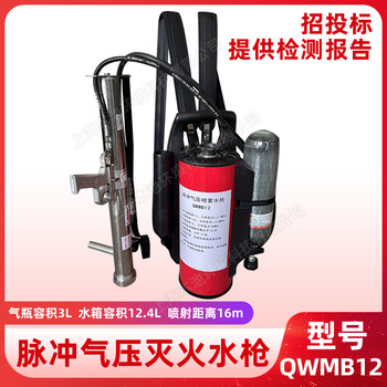 背負式脈沖氣壓噴霧滅火水槍QWMB12高壓應(yīng)急救援森林防護滅火器