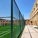 學校體育場金屬防護網籃球場勾花護欄網四川球場圍網生產工廠