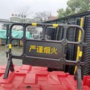 室內(nèi)外安全隔離安全護(hù)欄黃黑色膠馬施工圍欄