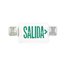 西班牙文SALIDA安全出口燈單雙面雙頭應急燈DF-2