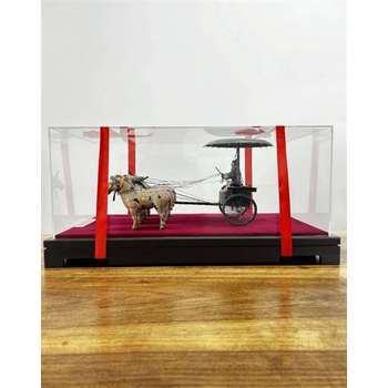 銅車馬工藝品1/8尺寸適合會(huì)議禮品饋贈(zèng)的陜西特色文創(chuàng)產(chǎn)品