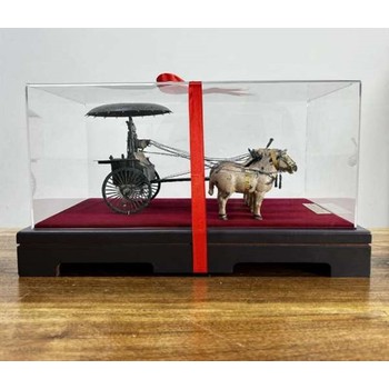 銅車馬工藝品1/16銅車馬1號車戰(zhàn)馬車價格