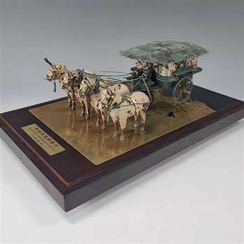 銅車馬工藝品2號車1/12文創(chuàng)國禮產(chǎn)品仿古銅車馬價格