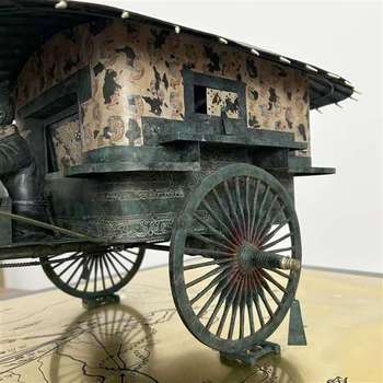 銅車馬工藝品4分之1國禮2號車戰(zhàn)馬車陜西特色禮品價格