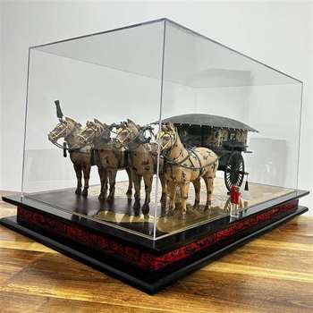 銅車馬工藝品4分之1國禮2號車戰(zhàn)馬車陜西特色禮品價格