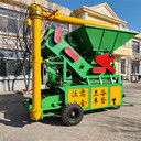 山東棗莊驛城區(qū)鏟車上料玉米脫粒機(jī)干濕兩用苞米脫粒機(jī)