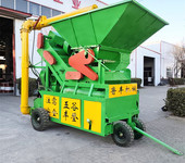 山東墾利鏟車(chē)上料玉米脫粒機(jī)全自動(dòng)苞谷脫粒機(jī)