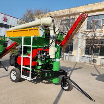 山東濰坊高密市鏟車上料玉米脫粒機大型苞米脫粒機