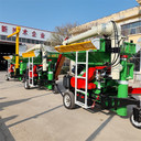 山東棗莊滕州鏟車(chē)上料玉米脫粒機柴油機帶苞谷脫粒機