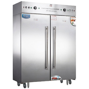 康庭紅鉆消毒柜RTP1000A-KT13熱風(fēng)循環(huán)商用高溫推車消毒柜