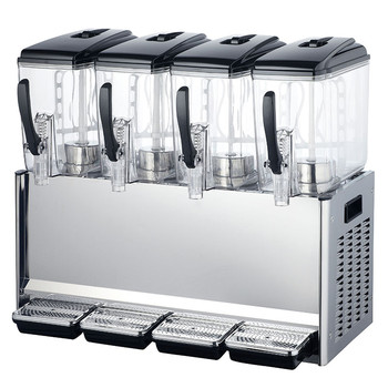 科凱四缸冷飲機(jī)LRYJ12Lx4科凱商用果汁機(jī)雙溫噴淋式飲料機(jī)