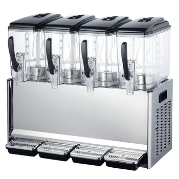 科凱四缸果汁機(jī)LRYJ12Lx4雙溫冷熱飲料機(jī)噴淋式冷飲機(jī)奶茶機(jī)