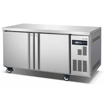 美廚風冷餅盤工作臺AWR15-D臥式二門工作臺冰箱平臺插盤冰箱