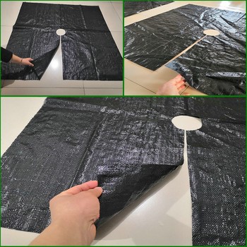 果園防草布除草布農(nóng)業(yè)打孔遮草布，南通除草布廠家