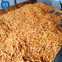 紅薯?xiàng)l低溫脫脂生產(chǎn)線全自動(dòng)薯?xiàng)l脆加工設(shè)備明貴蔬菜真空油炸機(jī)
