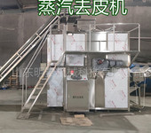南瓜蒸汽去皮機不銹鋼果蔬去皮設備連續山藥脫皮機器