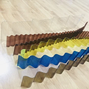 蘭代爾威海榮成波浪瓦波紋板塑料PC波浪板屋頂板