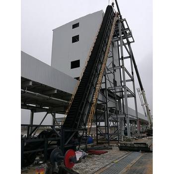 爬坡?lián)踹吜隙菲л斔驮O(shè)備DJ型大傾角皮帶輸送機(jī)