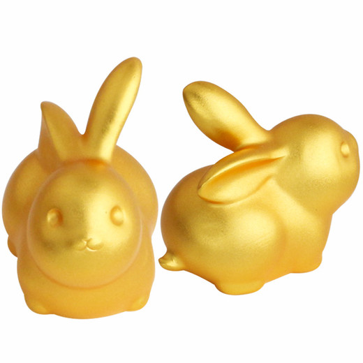 金屬工藝品定制十二生肖金屬兔可愛(ài)禮物批發(fā)