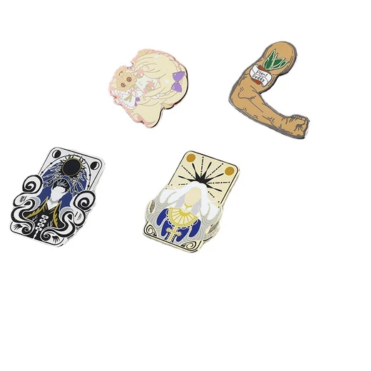 動漫琺瑯金屬徽章文創(chuàng)系列胸針廠家