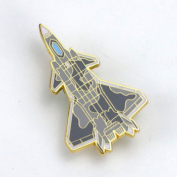 企業(yè)IP文創(chuàng)紀念品航空飛機徽章烤漆工藝