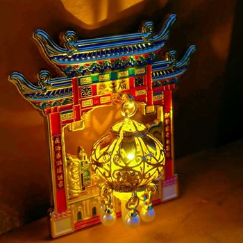 夜光燈籠文創冰箱貼深圳創意禮品工廠