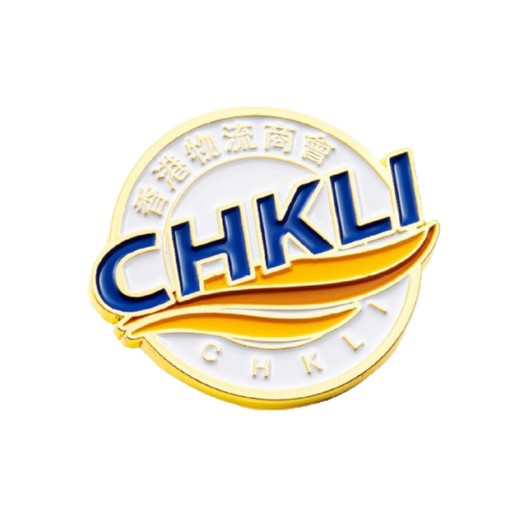 香港商會(huì )徽章定制金色烤漆胸章生產(chǎn)廠(chǎng)家