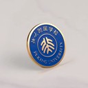 黃銅材質(zhì)禮品徽章北京大學(xué)校徽來圖生產(chǎn)