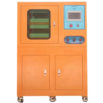 實(shí)驗(yàn)室平板硫化機(jī)自動(dòng)補(bǔ)壓卸壓預(yù)熱排氣支持定制