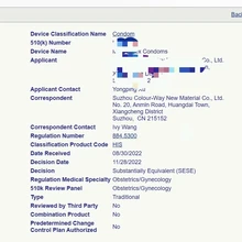 避孕套產(chǎn)品出口美國的需要滿足的法規(guī)要求,申報要點有哪些
